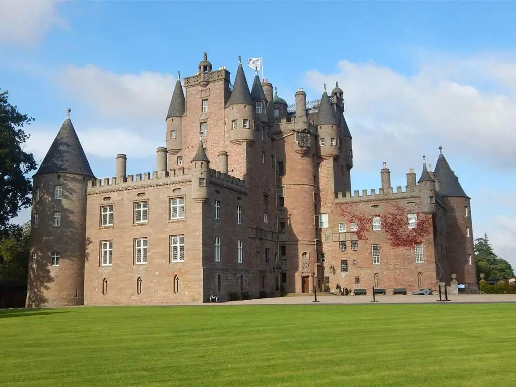 Glamis Castle in Angus, Scotland