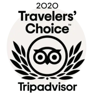 Tripadvisor Travelers Choice Award 2020 badge for Braw Scottish Tours recognizing excellence in private tours of Scotland