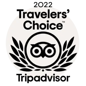 Tripadvisor Travelers Choice Award 2022 presented to Braw Scottish Tours for private tours of Scotland